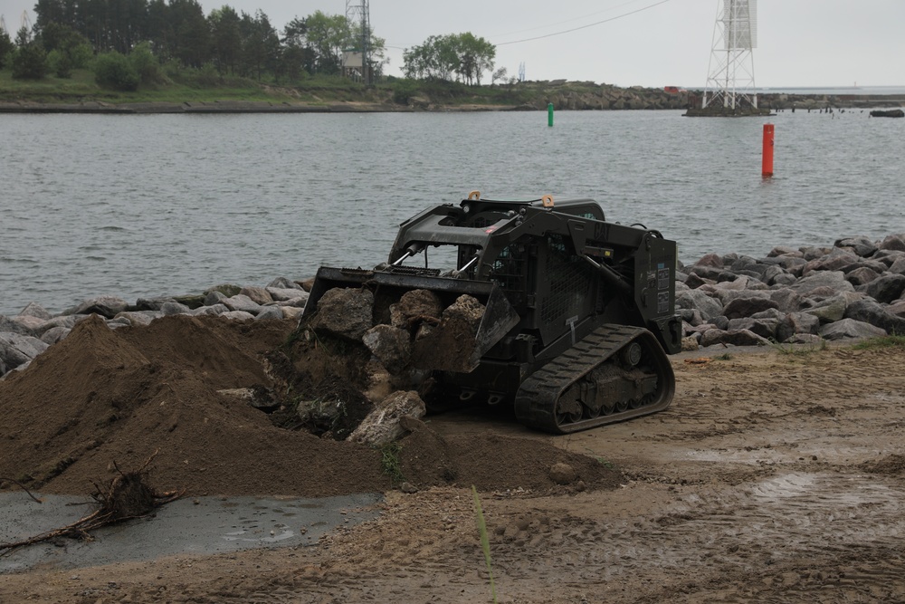 Seabees Prep for Boat Ramp Installation at BALTOPS 25