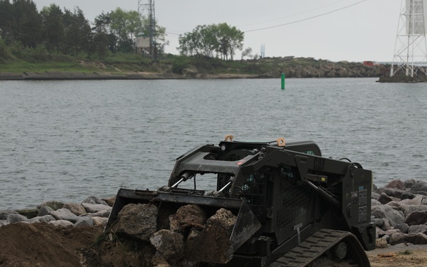 Seabees Prep for Boat Ramp Installation at BALTOPS 25