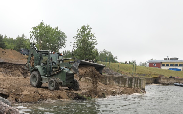 Seabees Prep for Boat Ramp Installation at BALTOPS 25