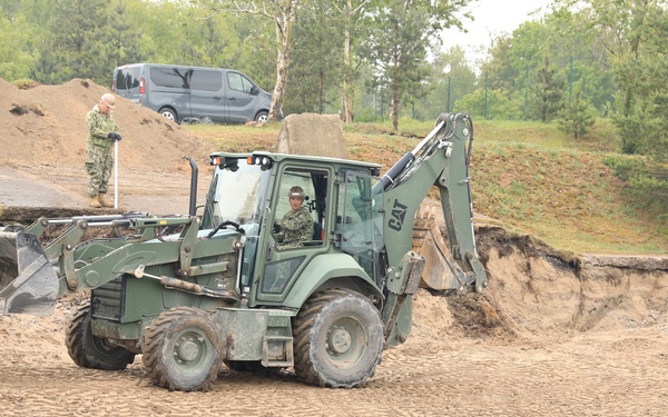 Seabees Prep for Boat Ramp Installation at BALTOPS 25