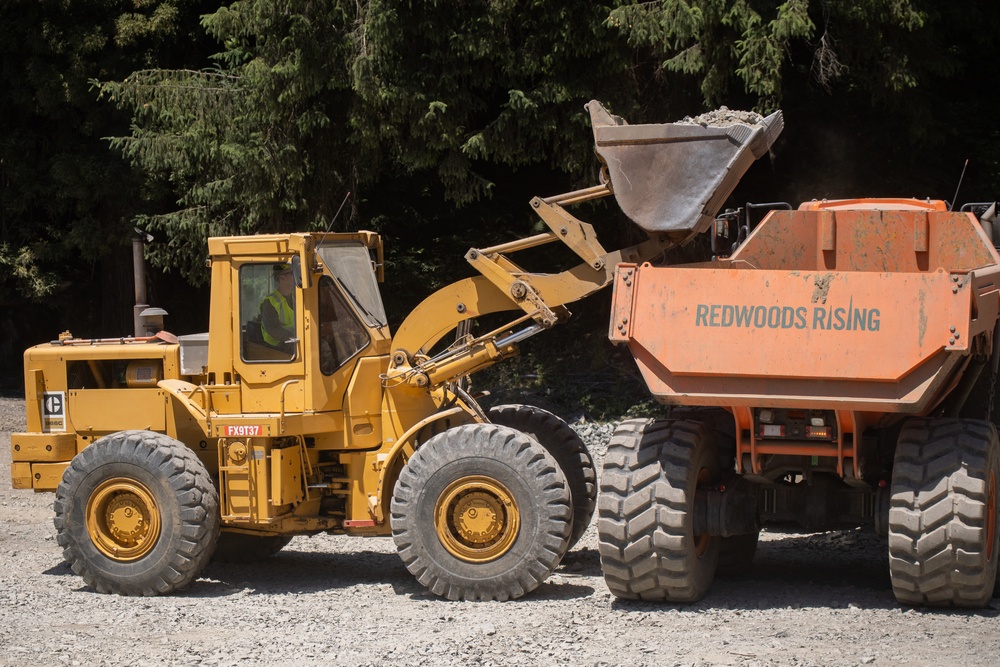124th CES Aids Redwoods Rising Project Through IRT
