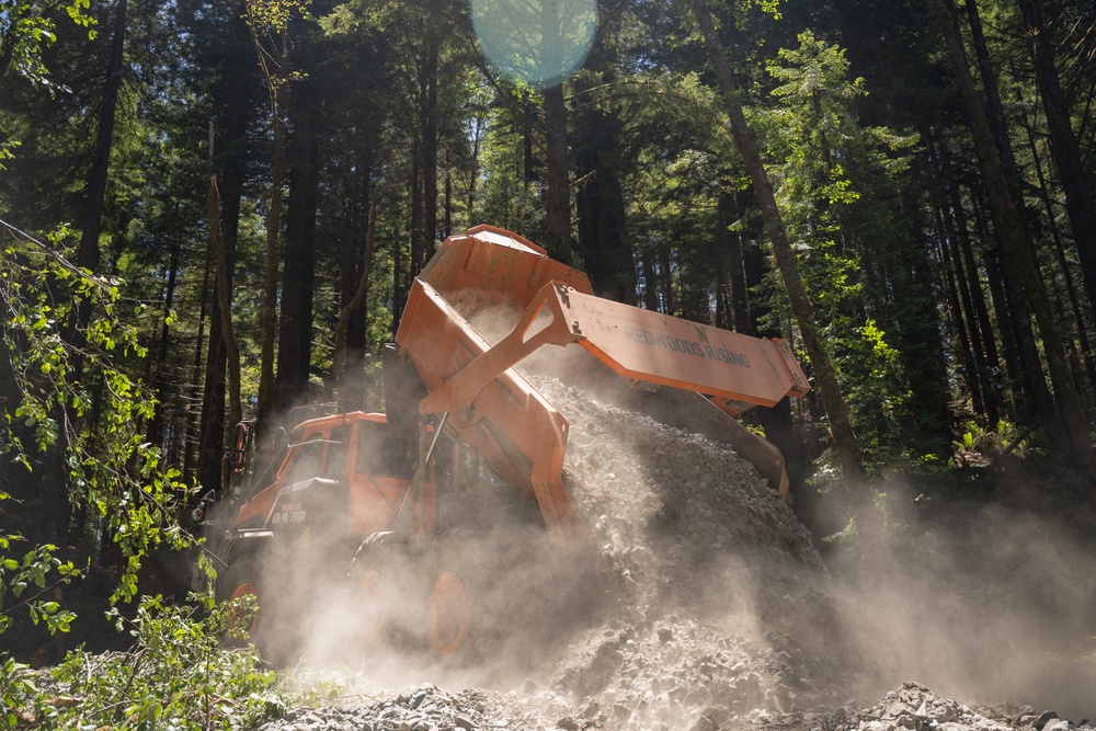 124th CES Aids Redwoods Rising Project Through IRT