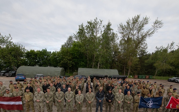 Camp Turtle Joint Forces Group Photo at BALTOPS 25