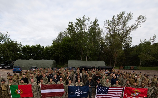 Camp Turtle Joint Forces Group Photo at BALTOPS 25
