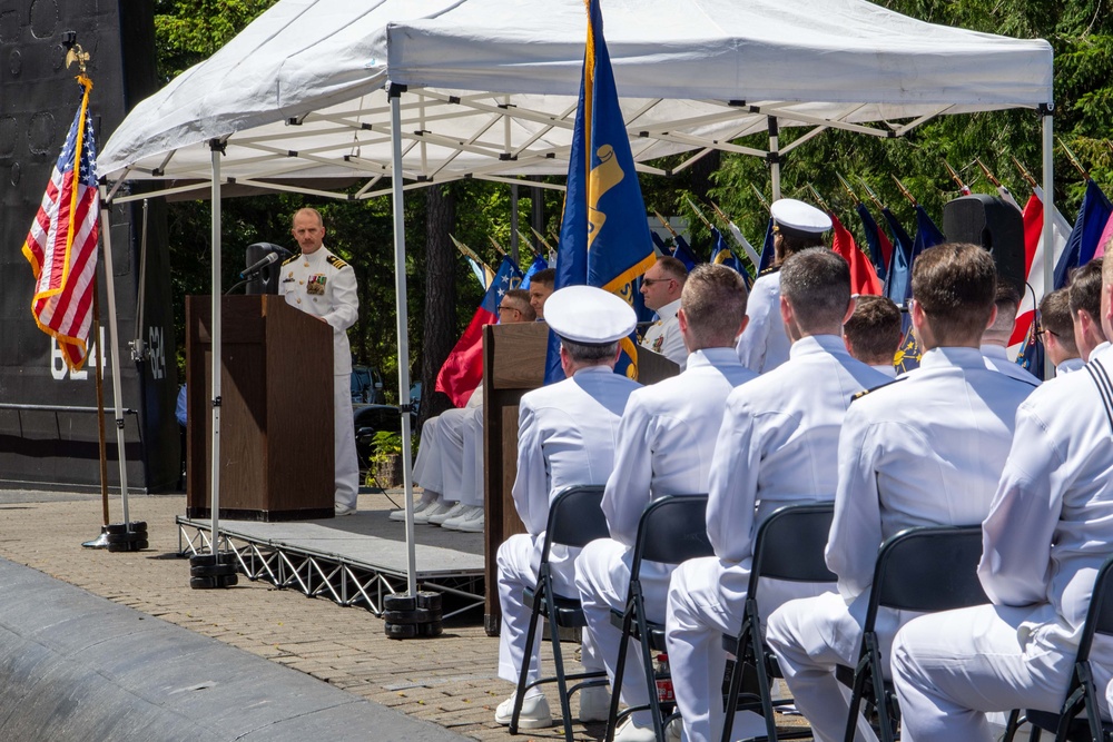 Cmdr. Nauta Assumes Command of USS Maine Blue Crew