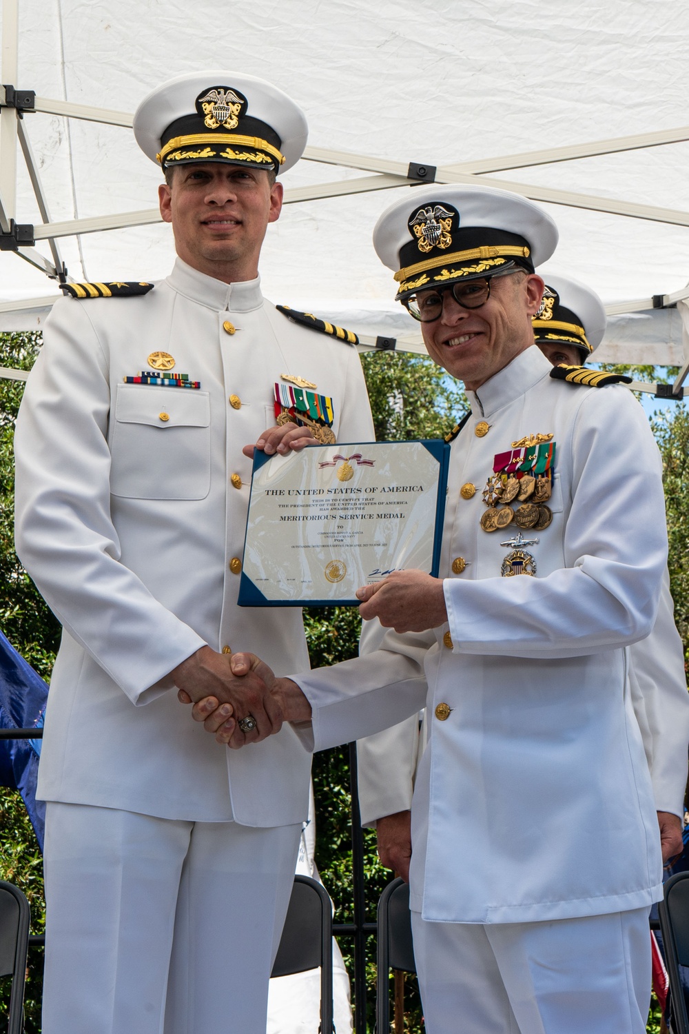 Cmdr. Nauta Assumes Command of USS Maine Blue Crew