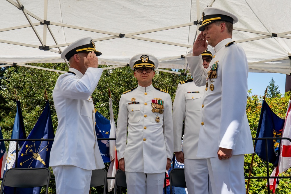 Cmdr. Nauta Assumes Command of USS Maine Blue Crew