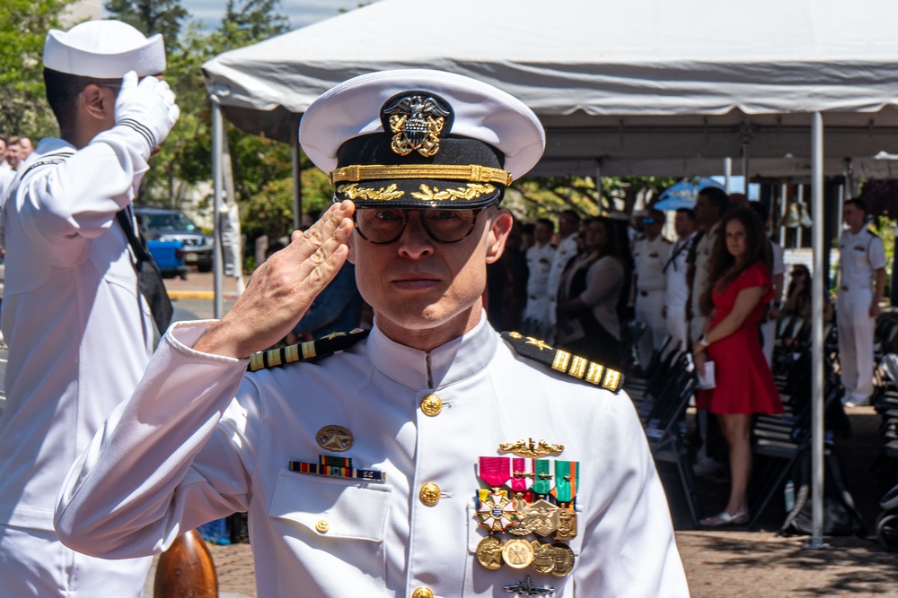 Cmdr. Nauta Assumes Command of USS Maine Blue Crew