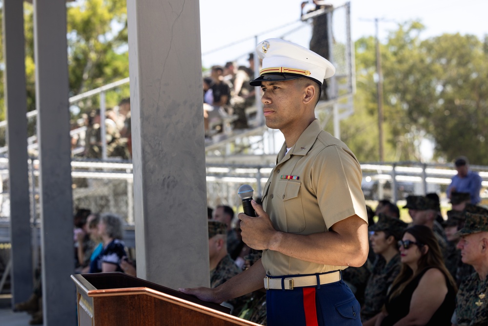 1st MLG Commanding General Change of Command Ceremony