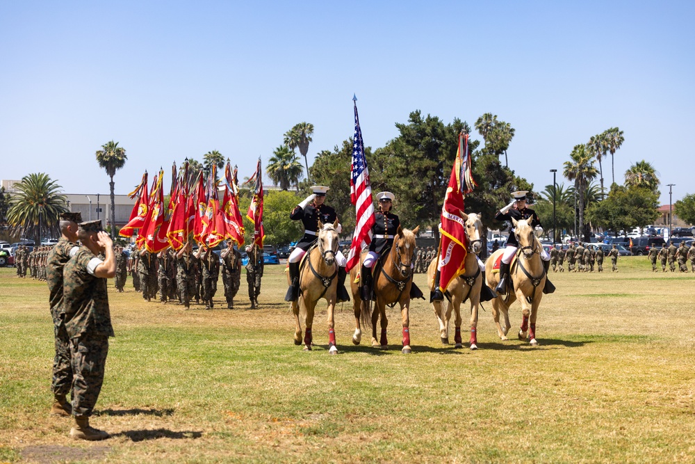 1st MLG Commanding General Change of Command Ceremony