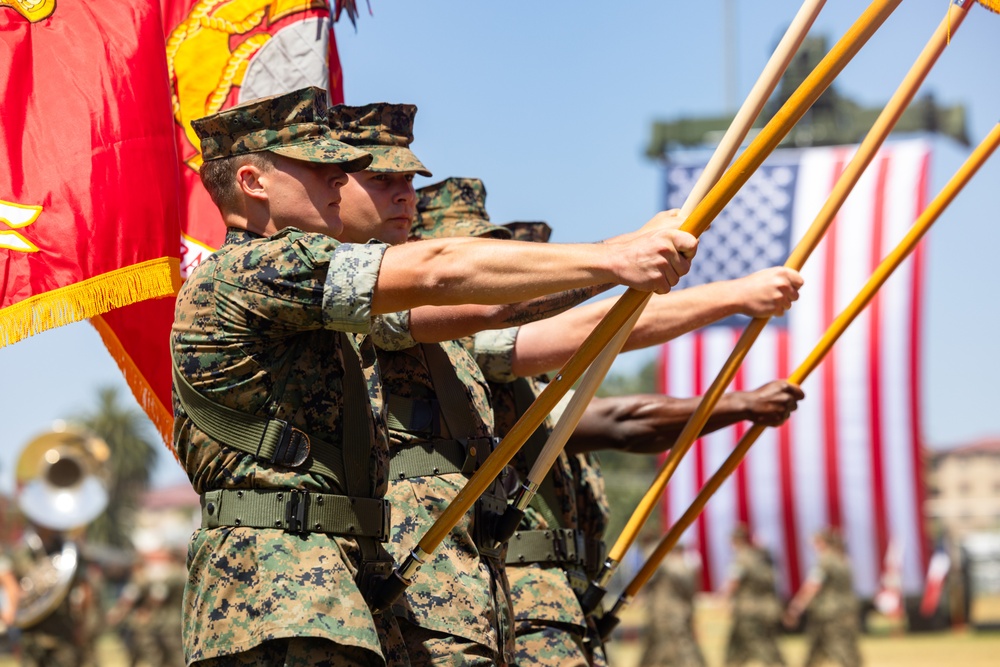 1st MLG Commanding General Change of Command Ceremony