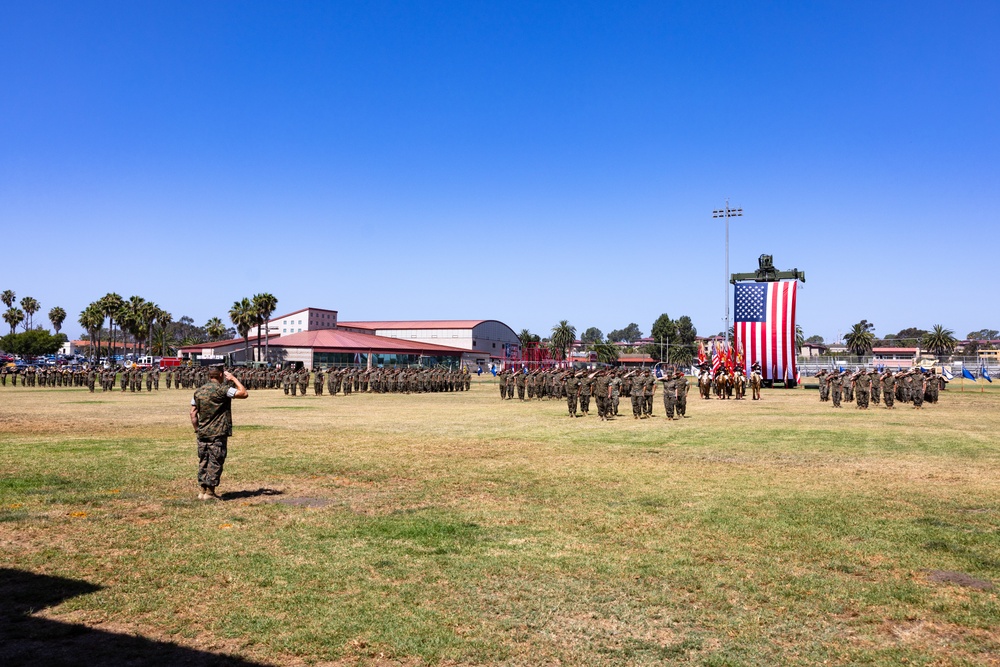 1st MLG Commanding General Change of Command Ceremony