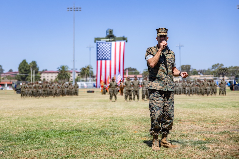 1st MLG Commanding General Change of Command Ceremony