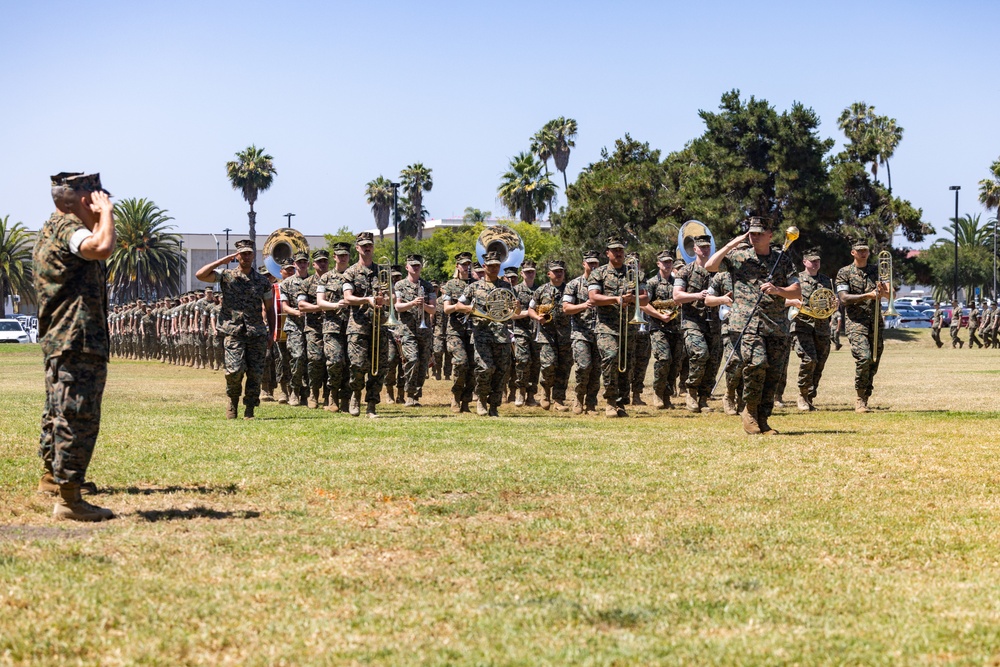 1st MLG Commanding General Change of Command Ceremony