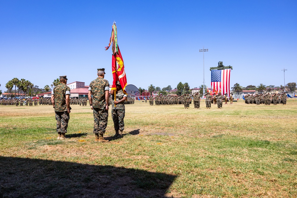 1st MLG Commanding General Change of Command Ceremony