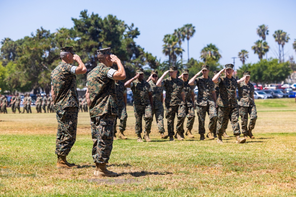 1st MLG Commanding General Change of Command Ceremony
