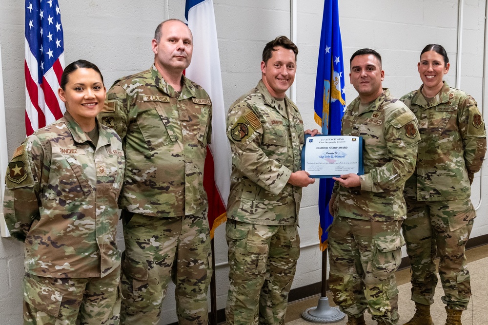 First Sergeants Council Presents Diamond Sharp at 147th Attack Wing, Houston, Texas