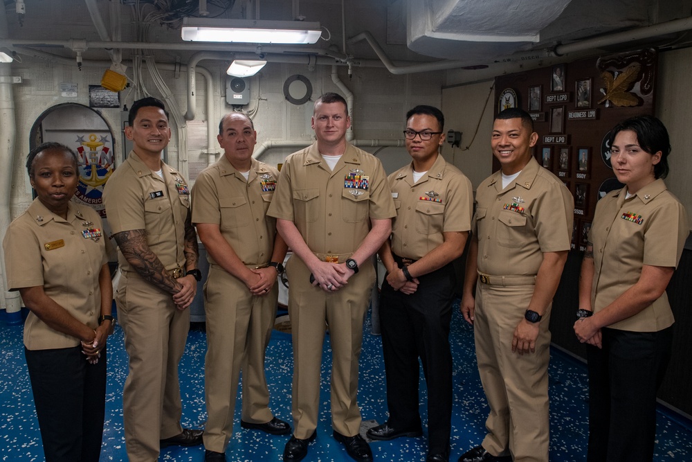 USS America (LHA 6) and 31st Marine Expeditionary Unit (MEU) Celebrate 127th Hospital Corpsman Birthday