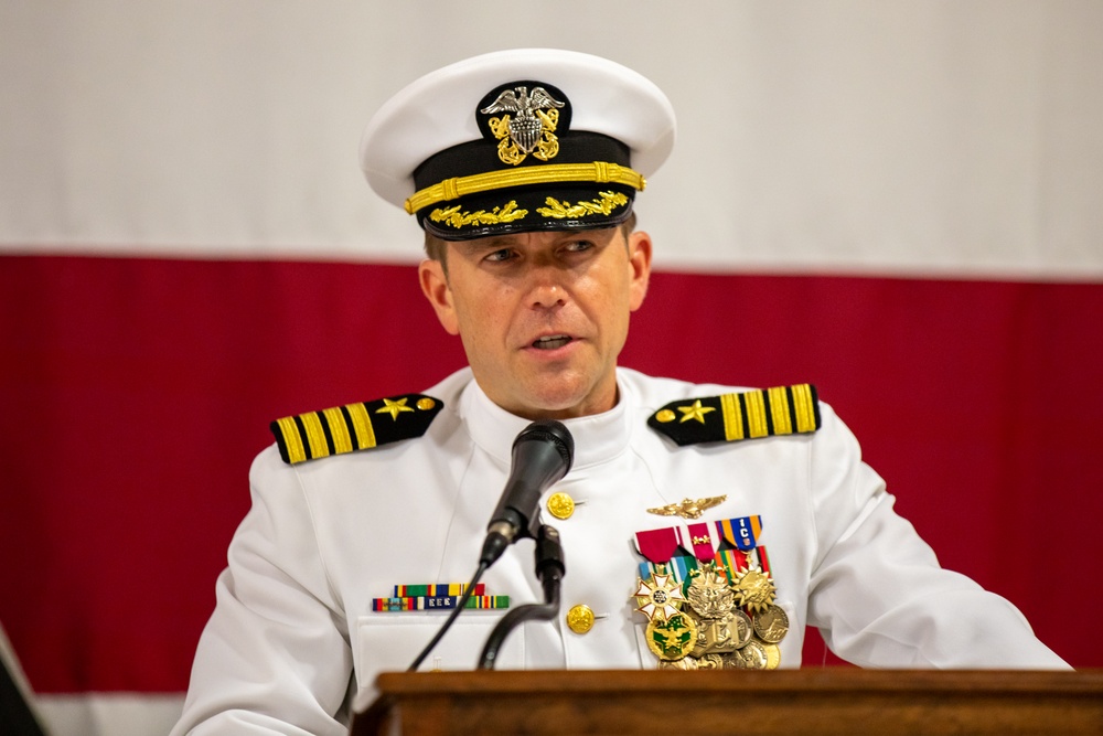 Carrier Air Wing Three (CVM-3) Holds Change of Command Ceremony