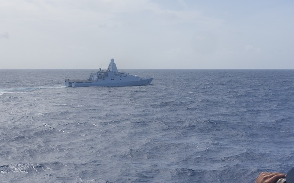 USS Cole, Dutch Navy, Conduct At-Sea Contraband Transfer, Train for Interoperability