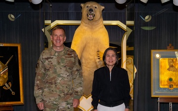 Navy Rear Adm. Susan BryerJoyner visits JBER during Navy Week