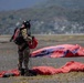 U.S. Army Soldiers Jump from an Osprey during a Recruitment Event in Hawaii