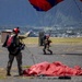 U.S. Army Soldiers Jump from an Osprey during a Recruitment Event in Hawaii