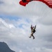 U.S. Army Soldiers Jump from an Osprey during a Recruitment Event in Hawaii