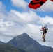 U.S. Army Soldiers Jump from an Osprey during a Recruitment Event in Hawaii