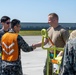 JASDF aid in marshaling E-3 Sentry