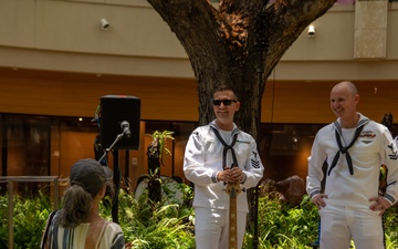U.S. Pacific Fleet Band &quot;Pau Hana Sound&quot; at International Marketplace Waikiki