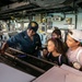 Guam Homeschool Association tours USS Emory S. Land