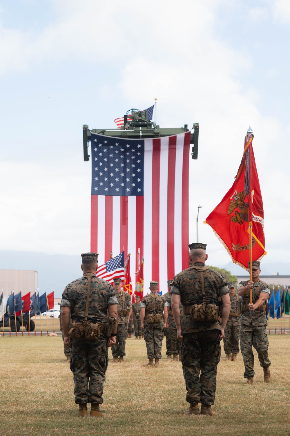 3d Marine Littoral Regiment change of command ceremony
