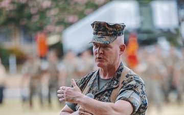 3d Marine Littoral Regiment change of command ceremony