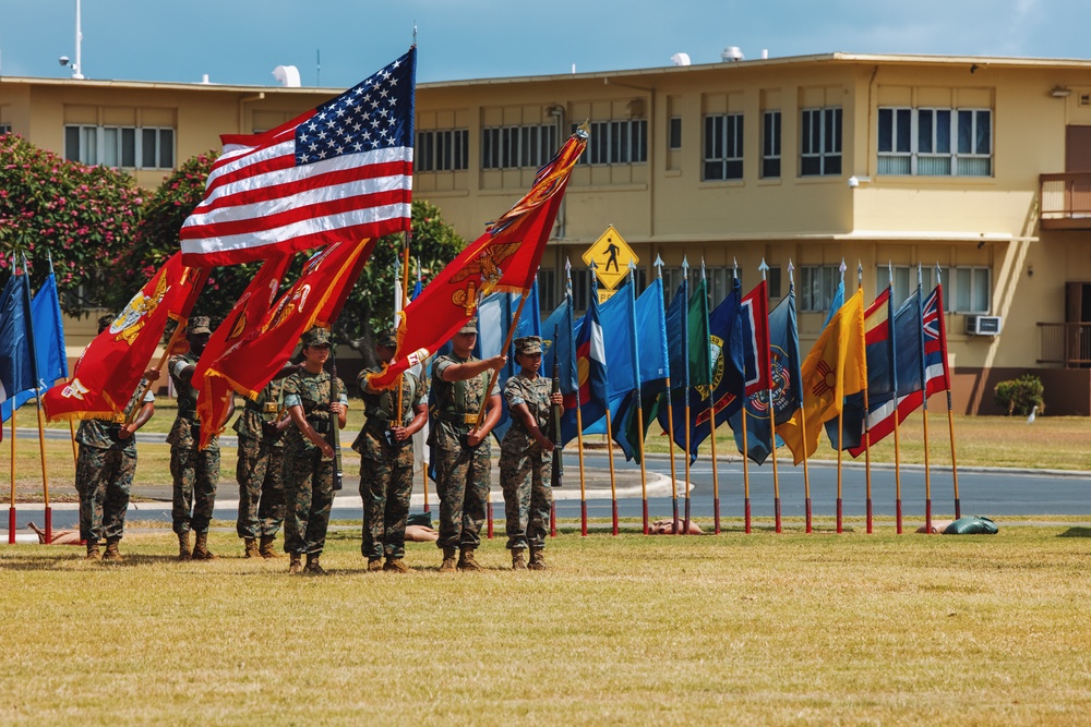 3d Marine Littoral Regiment change of command ceremony