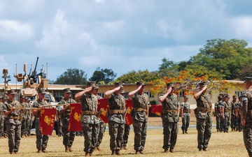 3d Marine Littoral Regiment change of command ceremony