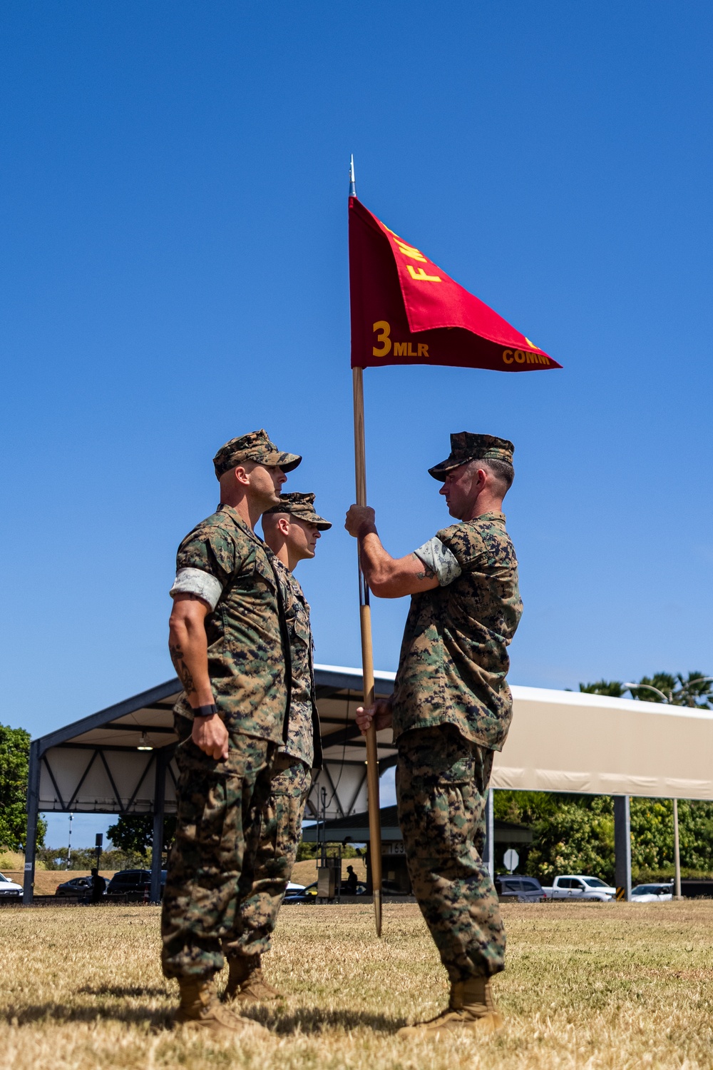 New 3d MLR Communication Company Commander