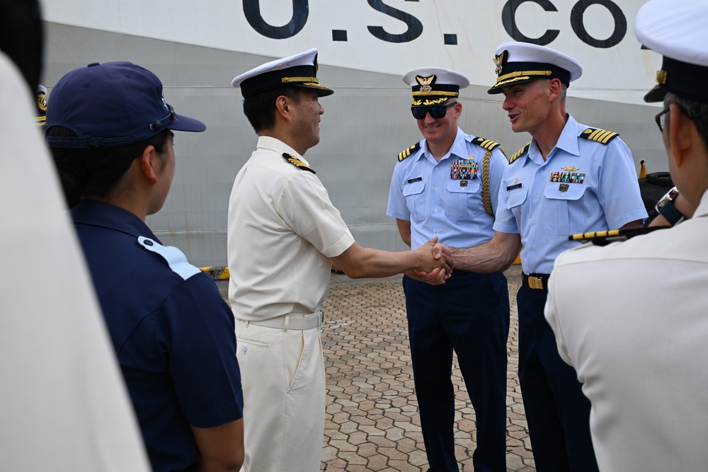 USCG Cutter Stratton (WMSL 752) arrives in Kagoshima, Japan, commences trilateral engagements with Japan Coast Guard and Philippine Coast Guard