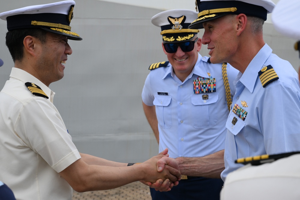 USCG Cutter Stratton (WMSL 752) arrives in Kagoshima, Japan, commences trilateral engagements with Japan Coast Guard and Philippine Coast Guard
