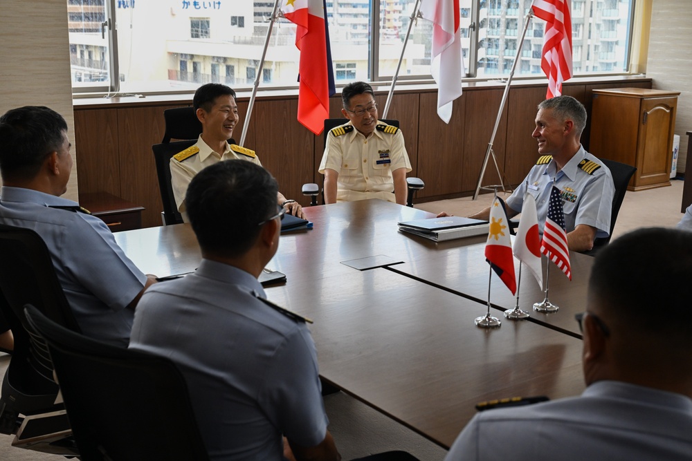 USCG Cutter Stratton (WMSL 752) arrives in Kagoshima, Japan, commences trilateral engagements with Japan Coast Guard and Philippine Coast Guard