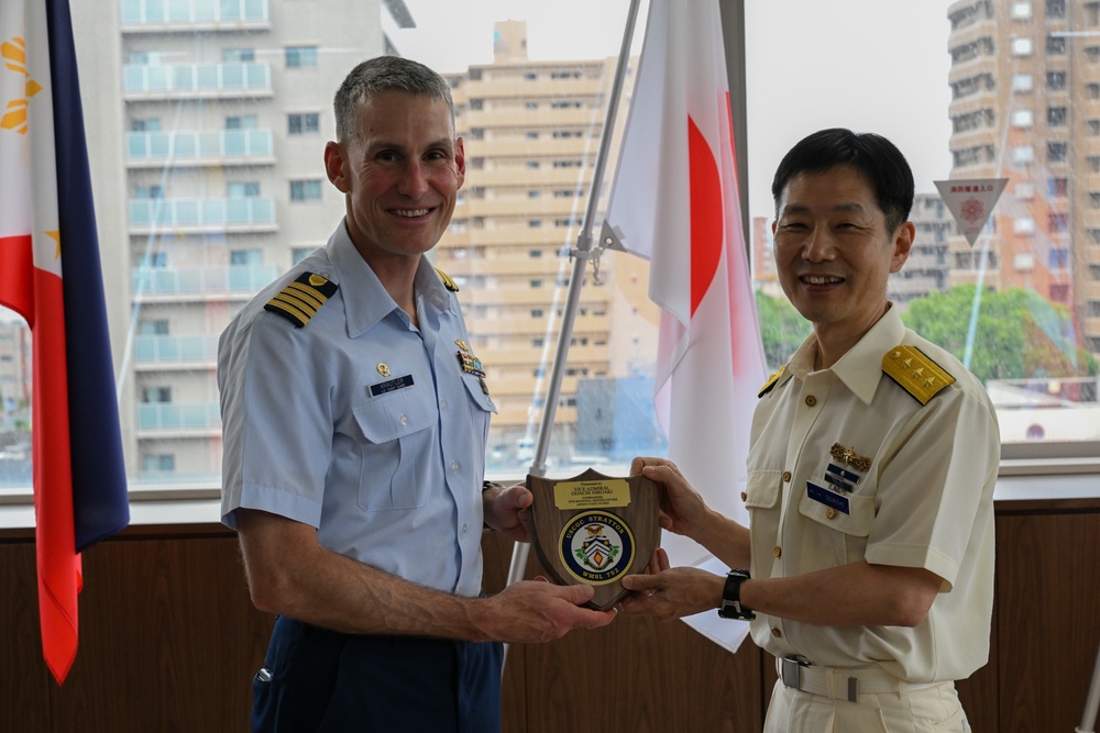 USCG Cutter Stratton (WMSL 752) arrives in Kagoshima, Japan, commences trilateral engagements with Japan Coast Guard and Philippine Coast Guard