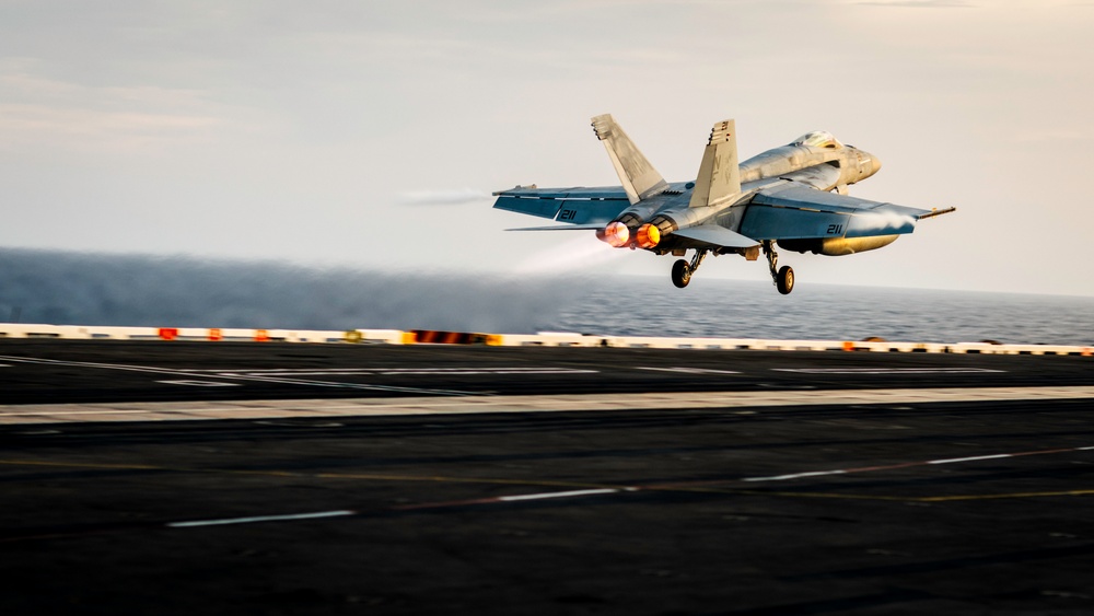 George Washington Conducts Flight Operations