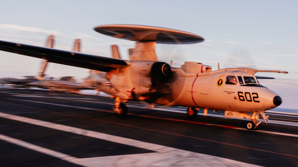 George Washington Conducts Flight Operations