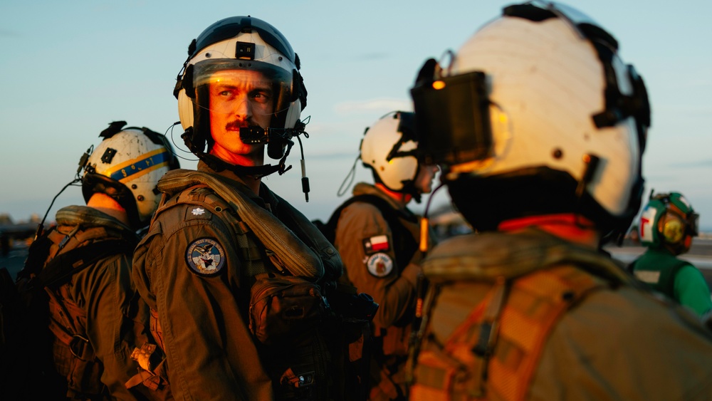 George Washington Conducts Flight Operations