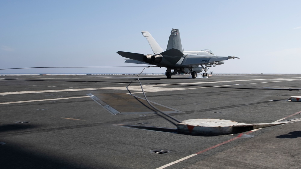 George Washington Conducts Flight Operations