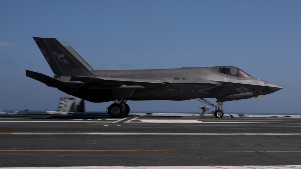 George Washington Conducts Flight Operations