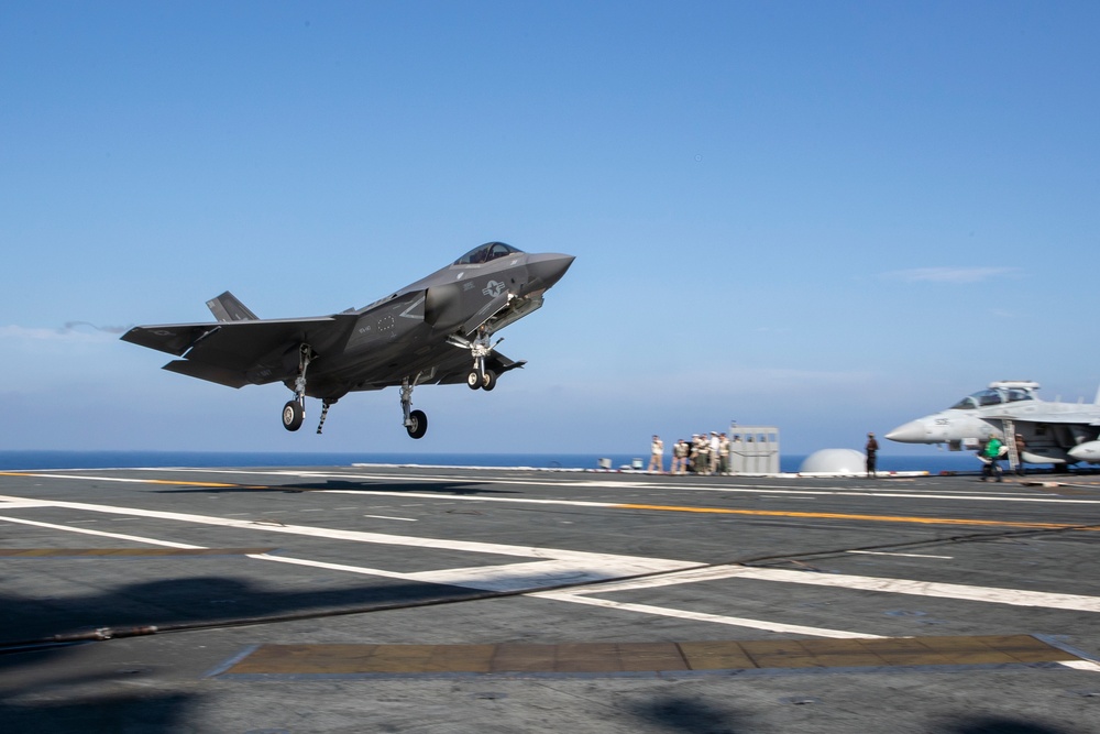 George Washington Conducts Flight Operations