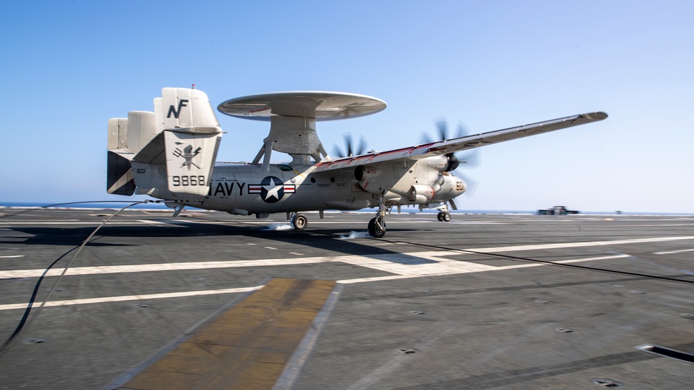 George Washington Conducts Flight Operations