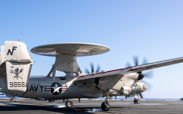 George Washington Conducts Flight Operations