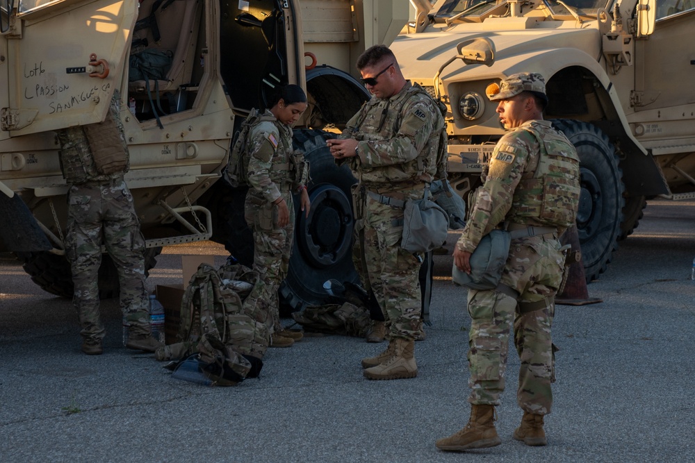 California National Guard Soldiers Support Federal Operation in Southern California